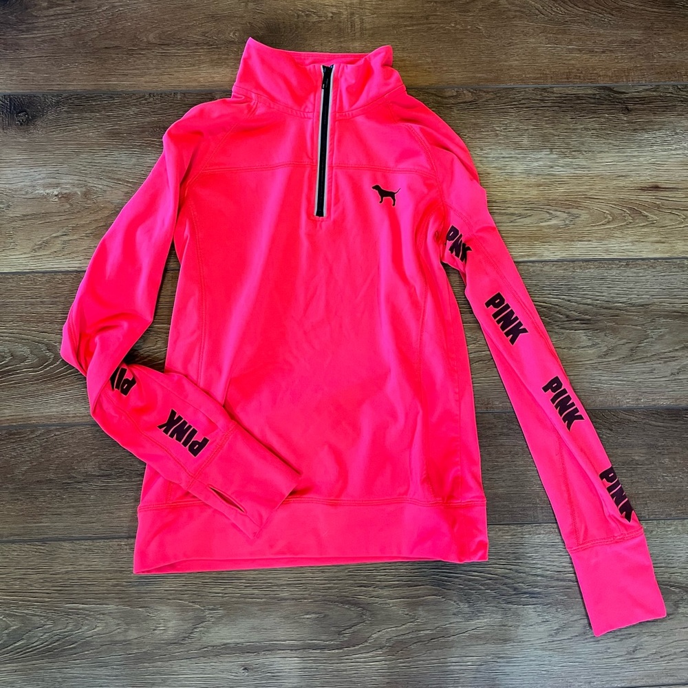 PINK athletic quarter zip up
